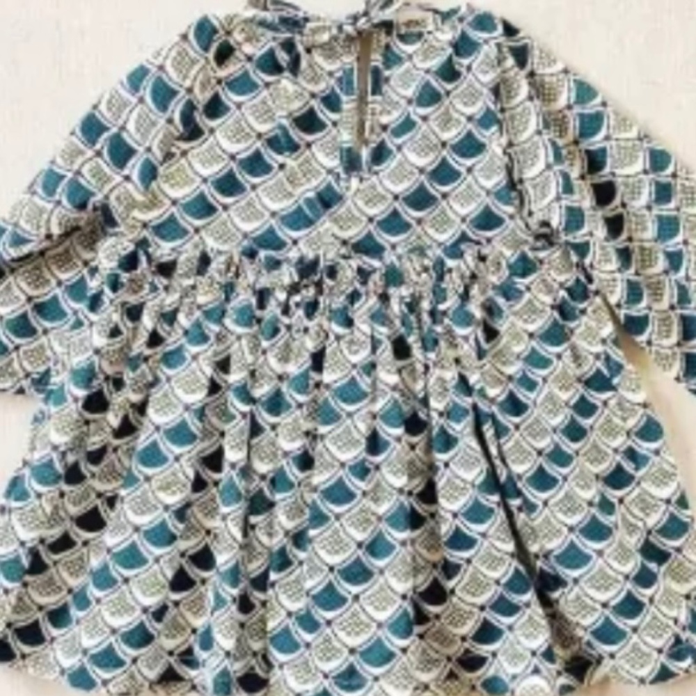 Mabo Kids Georgie Dress Emerald Scales Size 8/9
